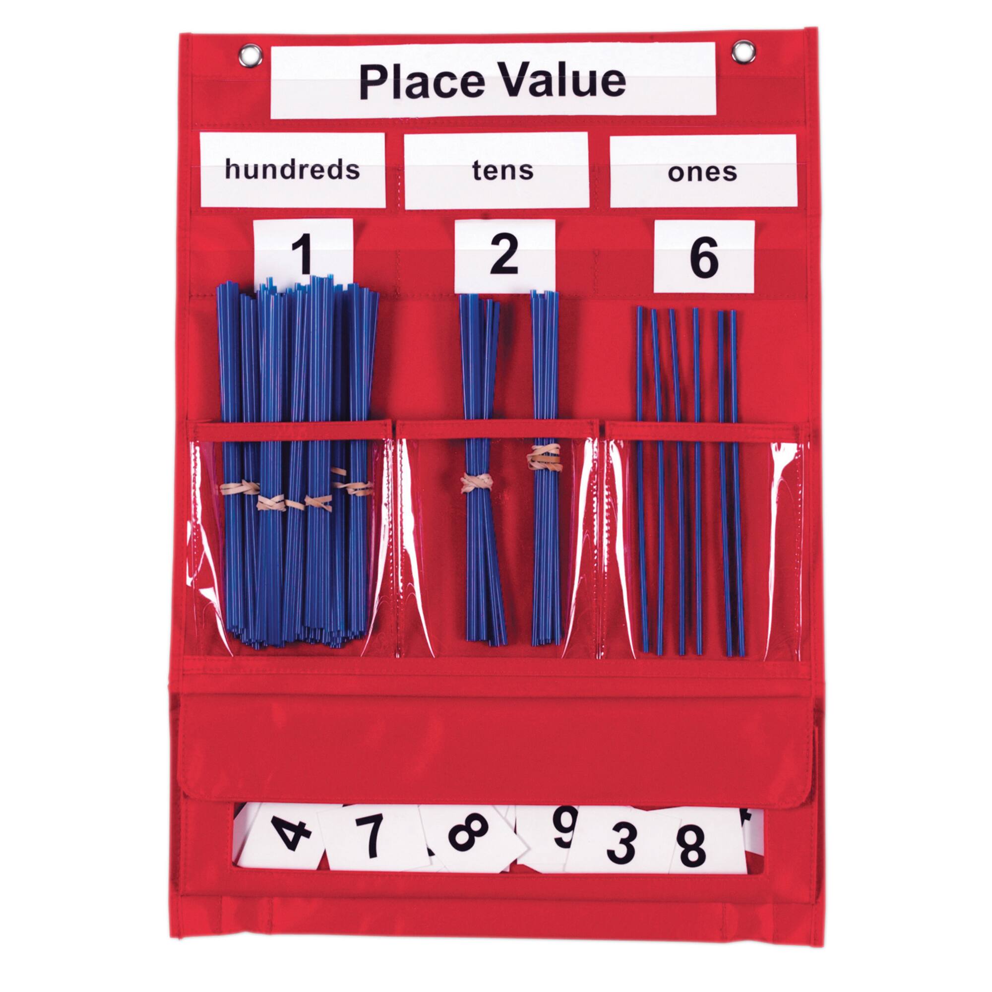 Learning Resources® Counting & Place Value Pocket Chart